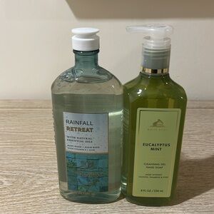 Roma Rainfall Retreat Body Wash & Eucalyptus Mint Hand soap